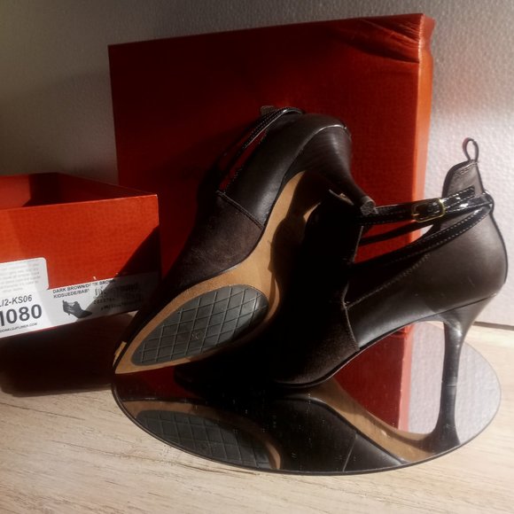 Donald J. Pliner Suede & Leather Pump - Picture 2 of 3